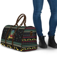 Christmas Vintage Guitar Travel Bag Xmas Holiday Patterns - Wonder Print Shop