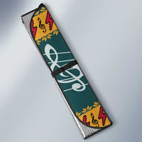 Rock The Holidays Guitar Christmas Auto Sun Shade Xmas Holiday Patterns - Wonder Print Shop