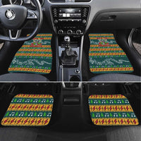 Rock The Holidays Guitar Christmas Car Mats Xmas Holiday Patterns - Wonder Print Shop