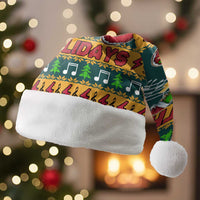 Rock The Holidays Guitar Christmas Santa Hat Xmas Holiday Patterns - Wonder Print Shop