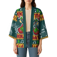 Rock The Holidays Guitar Christmas Kimono Xmas Holiday Patterns - Wonder Print Shop