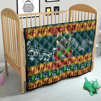 Rock The Holidays Guitar Christmas Quilt Xmas Holiday Patterns - Wonder Print Shop