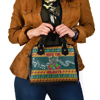 Rock The Holidays Guitar Christmas Shoulder Handbag Xmas Holiday Patterns - Wonder Print Shop