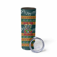 Rock The Holidays Guitar Christmas Skinny Tumbler Xmas Holiday Patterns - Wonder Print Shop