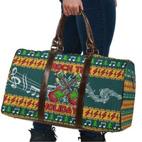 Rock The Holidays Guitar Christmas Travel Bag Xmas Holiday Patterns - Wonder Print Shop