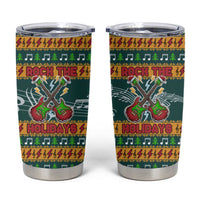 Rock The Holidays Guitar Christmas Tumbler Cup Xmas Holiday Patterns - Wonder Print Shop