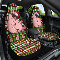 Hamsome Cute Pig Christmas Car Seat Cover Xmas Holiday Patterns - Wonder Print Shop
