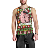 Hamsome Cute Pig Christmas Men Tank Top Xmas Holiday Patterns - Wonder Print Shop