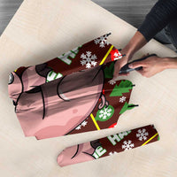 Hamsome Cute Pig Christmas Umbrella Xmas Holiday Patterns - Wonder Print Shop