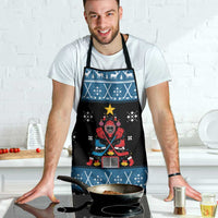 Happy Hockeyday Christmas Apron Xmas Holiday Patterns - Wonder Print Shop