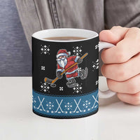 Happy Hockeyday Christmas Ceramic Mug Xmas Holiday Patterns - Wonder Print Shop