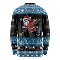 Happy Hockeyday Christmas Long Sleeve Shirt Xmas Holiday Patterns - Wonder Print Shop