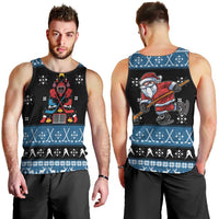 Happy Hockeyday Christmas Men Tank Top Xmas Holiday Patterns - Wonder Print Shop