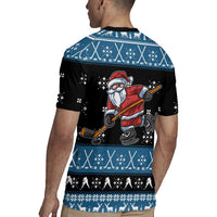 Happy Hockeyday Christmas Rugby Jersey Xmas Holiday Patterns - Wonder Print Shop