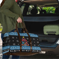 Happy Hockeyday Christmas Travel Bag Xmas Holiday Patterns - Wonder Print Shop