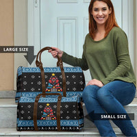 Happy Hockeyday Christmas Travel Bag Xmas Holiday Patterns - Wonder Print Shop