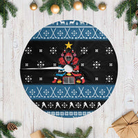 Happy Hockeyday Christmas Tree Skirt Xmas Holiday Patterns - Wonder Print Shop