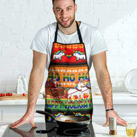 Happy Holigays Christmas Apron Xmas Holiday Patterns - Wonder Print Shop
