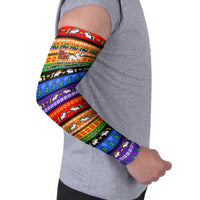 Happy Holigays Christmas Arm Sleeves Xmas Holiday Patterns - Wonder Print Shop
