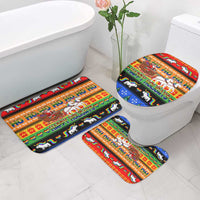 Happy Holigays Christmas Bathroom Set Xmas Holiday Patterns - Wonder Print Shop