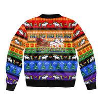 Happy Holigays Christmas Bomber Jacket Xmas Holiday Patterns - Wonder Print Shop