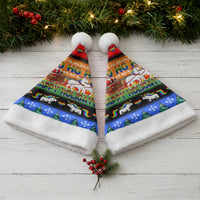 Happy Holigays Christmas Santa Hat Xmas Holiday Patterns - Wonder Print Shop