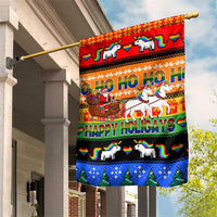 Happy Holigays Christmas Garden Flag Xmas Holiday Patterns - Wonder Print Shop