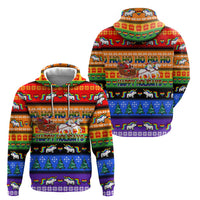 Happy Holigays Christmas Hoodie Xmas Holiday Patterns - Wonder Print Shop