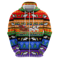 Happy Holigays Christmas Hoodie Xmas Holiday Patterns - Wonder Print Shop