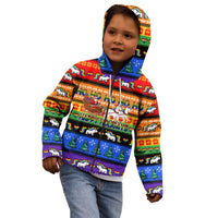 Happy Holigays Christmas Kid Hoodie Xmas Holiday Patterns - Wonder Print Shop