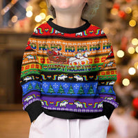 Happy Holigays Christmas Kid Ugly Christmas Sweater Xmas Holiday Patterns - Wonder Print Shop