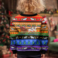 Happy Holigays Christmas Kid Ugly Christmas Sweater Xmas Holiday Patterns - Wonder Print Shop