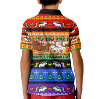 Happy Holigays Christmas Kid Polo Shirt Xmas Holiday Patterns - Wonder Print Shop