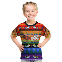 Happy Holigays Christmas Kid T Shirt Xmas Holiday Patterns - Wonder Print Shop