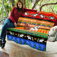 Happy Holigays Christmas Quilt Xmas Holiday Patterns - Wonder Print Shop