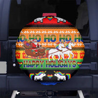 Happy Holigays Christmas Spare Tire Cover Xmas Holiday Patterns - Wonder Print Shop