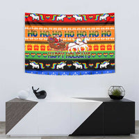 Happy Holigays Christmas Tapestry Xmas Holiday Patterns - Wonder Print Shop