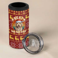 Havanese Best Dog Mom Christmas 4 in 1 Can Cooler Tumbler Xmas Holiday Patterns - Wonder Print Shop