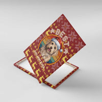 Havanese Best Dog Mom Christmas Canvas Wall Art Xmas Holiday Patterns - Wonder Print Shop