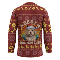 Havanese Best Dog Mom Christmas Hockey Jersey Xmas Holiday Patterns - Wonder Print Shop