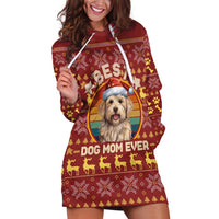 Havanese Best Dog Mom Christmas Hoodie Dress Xmas Holiday Patterns - Wonder Print Shop