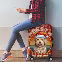Havanese Best Dog Mom Christmas Luggage Cover Xmas Holiday Patterns - Wonder Print Shop