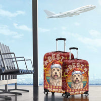 Havanese Best Dog Mom Christmas Luggage Cover Xmas Holiday Patterns - Wonder Print Shop