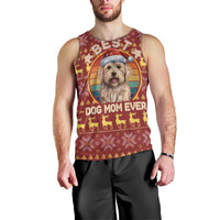 Havanese Best Dog Mom Christmas Men Tank Top Xmas Holiday Patterns - Wonder Print Shop