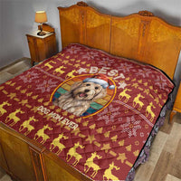 Havanese Best Dog Mom Christmas Quilt Xmas Holiday Patterns - Wonder Print Shop