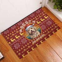 Havanese Best Dog Mom Christmas Rubber Doormat Xmas Holiday Patterns - Wonder Print Shop