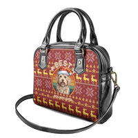 Havanese Best Dog Mom Christmas Shoulder Handbag Xmas Holiday Patterns - Wonder Print Shop