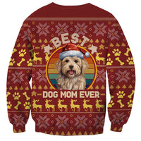 Havanese Best Dog Mom Christmas Sweatshirt Xmas Holiday Patterns - Wonder Print Shop