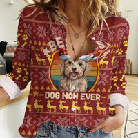 Havanese Best Dog Mom Christmas Women Casual Shirt Xmas Holiday Patterns - Wonder Print Shop