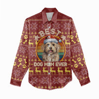 Havanese Best Dog Mom Christmas Women Casual Shirt Xmas Holiday Patterns - Wonder Print Shop